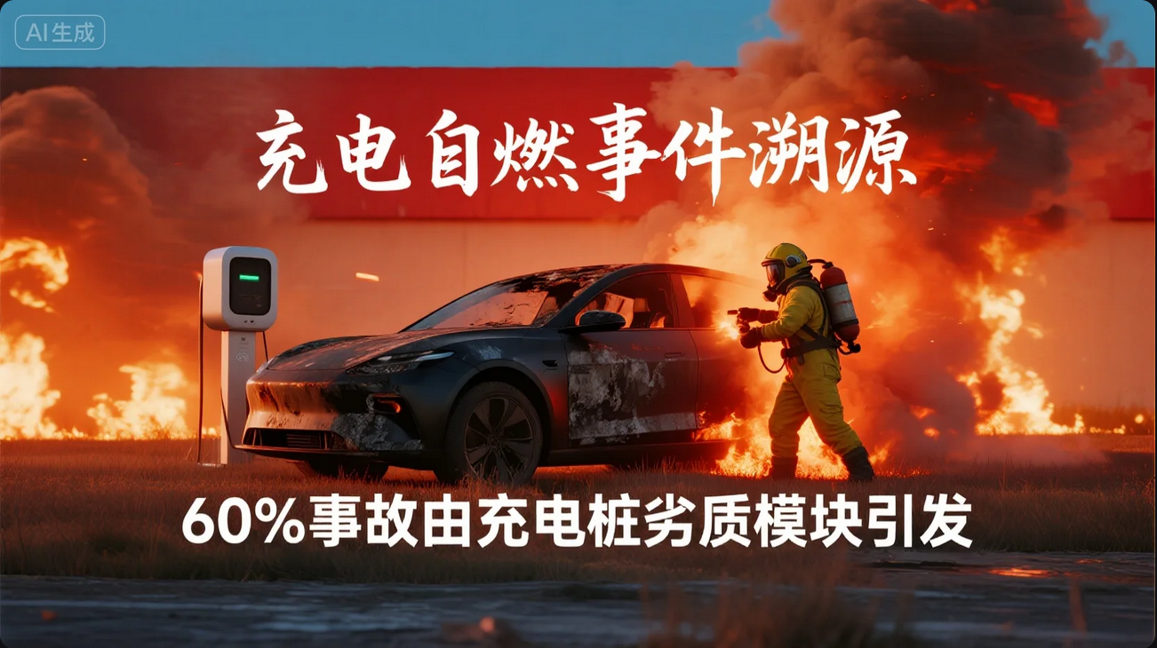 《充电自燃事件溯源:60%事故由充电桩劣质模块引发》 《充电自燃事件溯源:60%事故由充电桩劣质模块引发》