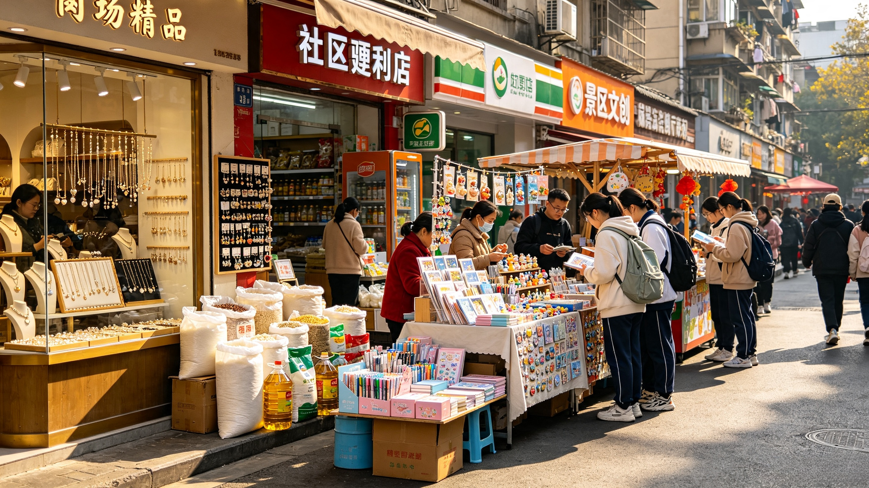 商场、社区、景区、校园,不同场景怎么选品?