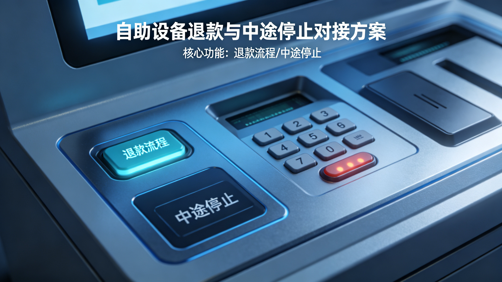 自助设备退款与中途停止对接：状态机与检查清单
