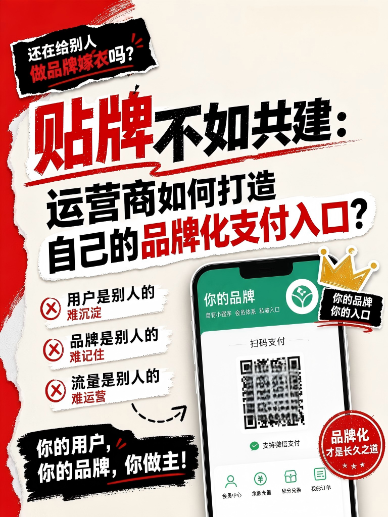 贴牌不如共建：运营商如何打造自己的品牌化支付入口？