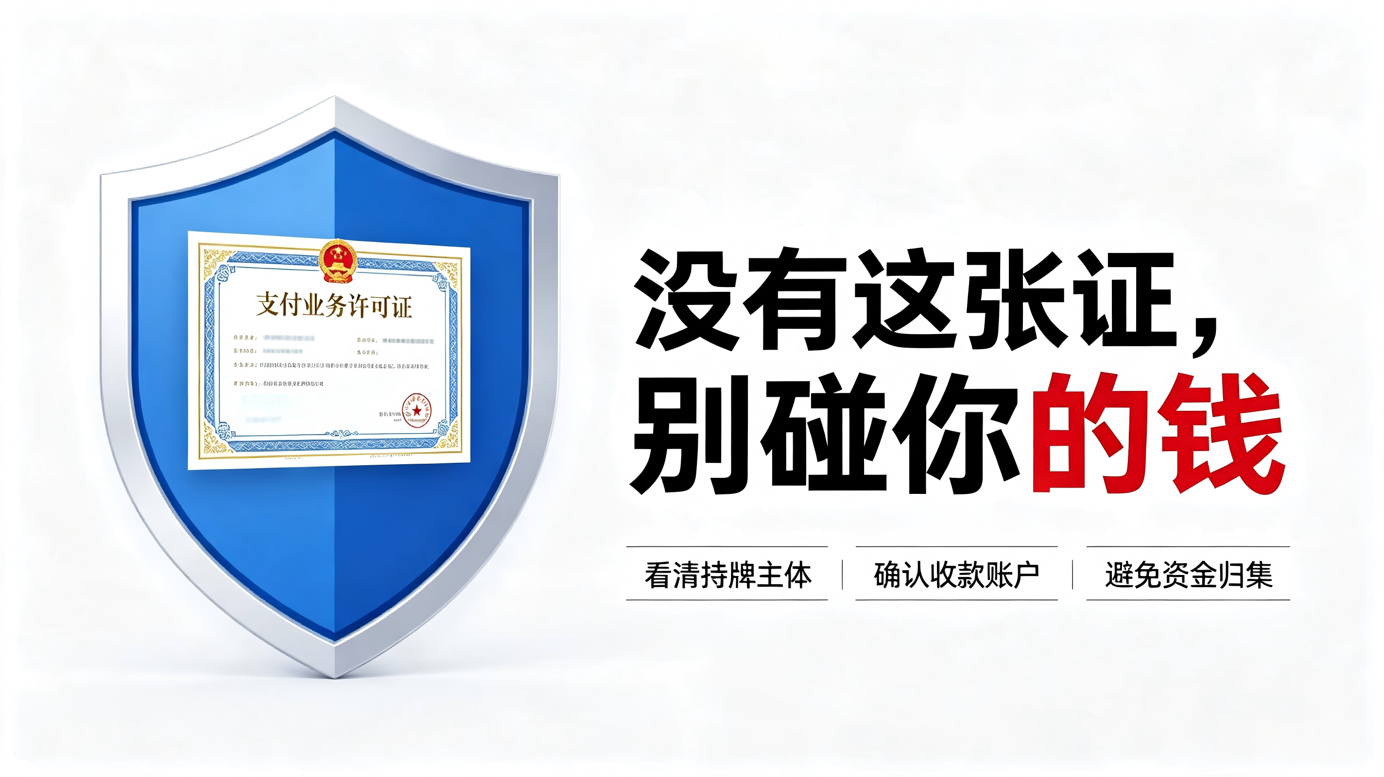 选支付方案先看合作方是否持有央行支付牌照