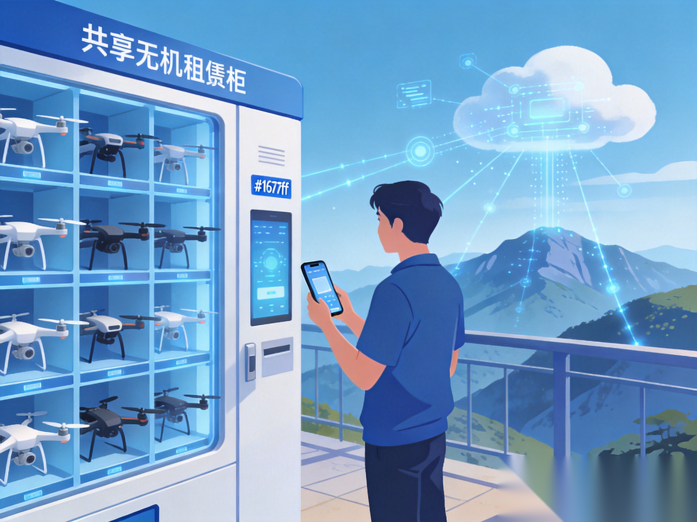 共享无人机租赁柜解决方案 共享无人机租赁柜解决方案