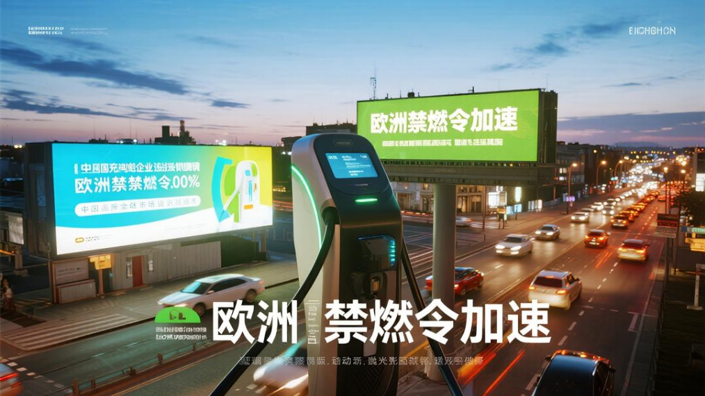《欧洲禁燃令加速：中国充电桩企业出海份额飙升300%》