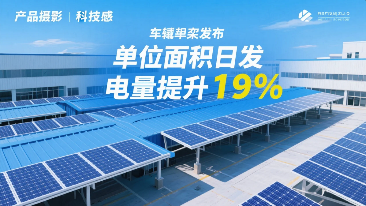 《光伏车棚方案发布:单位面积日发电量提升19%》 《光伏车棚方案发布:单位面积日发电量提升19%》