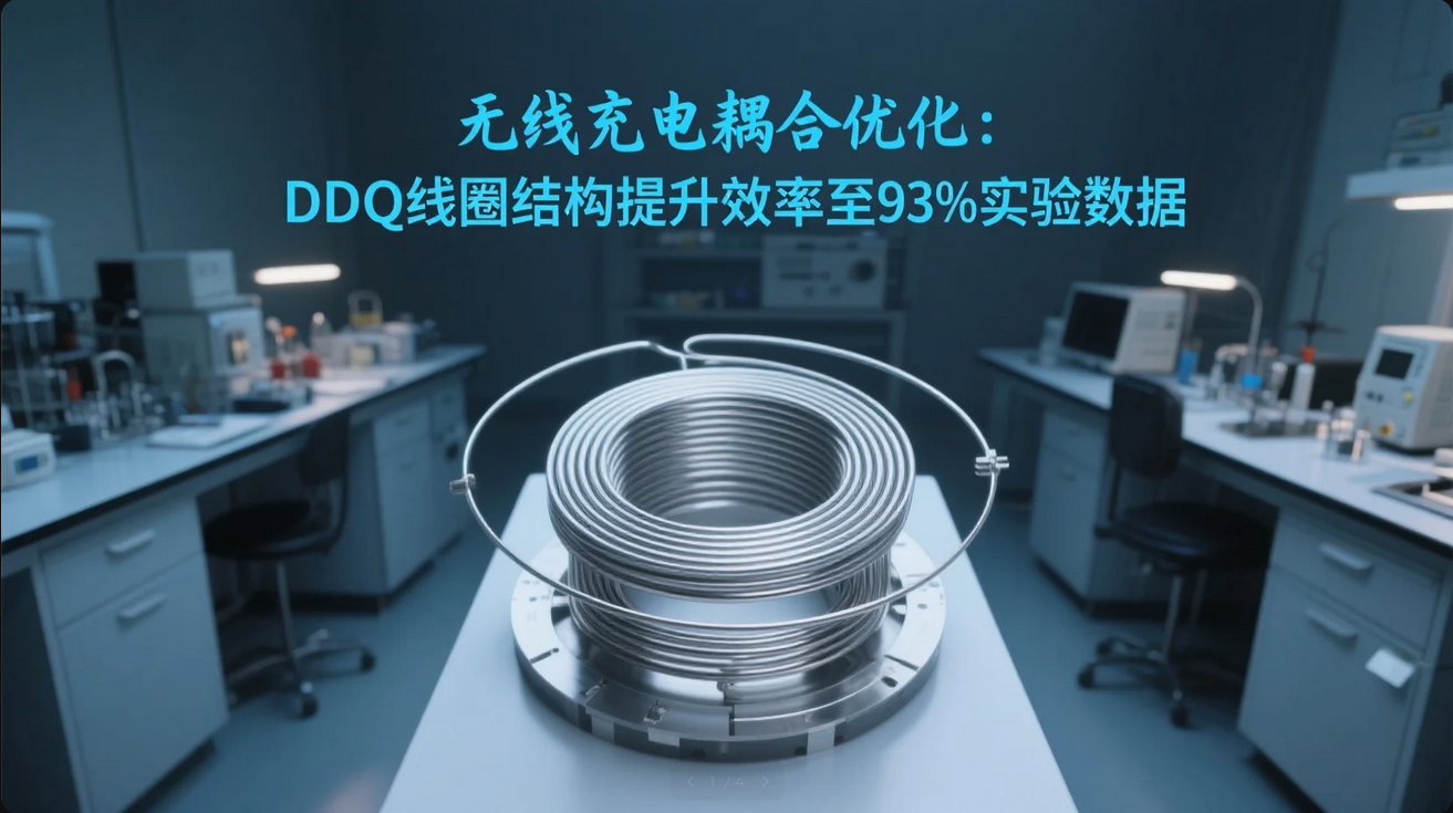 《无线充电耦合优化:DDQ线圈结构提升效率至93%实验数据》 《无线充电耦合优化:DDQ线圈结构提升效率至93%实验数据》