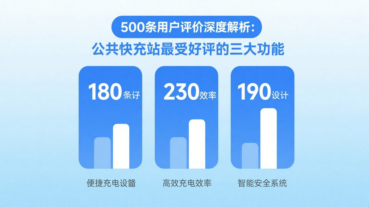 《500条用户评价深度解析:公共快充站最受好评的三大功能》 《500条用户评价深度解析:公共快充站最受好评的三大功能》