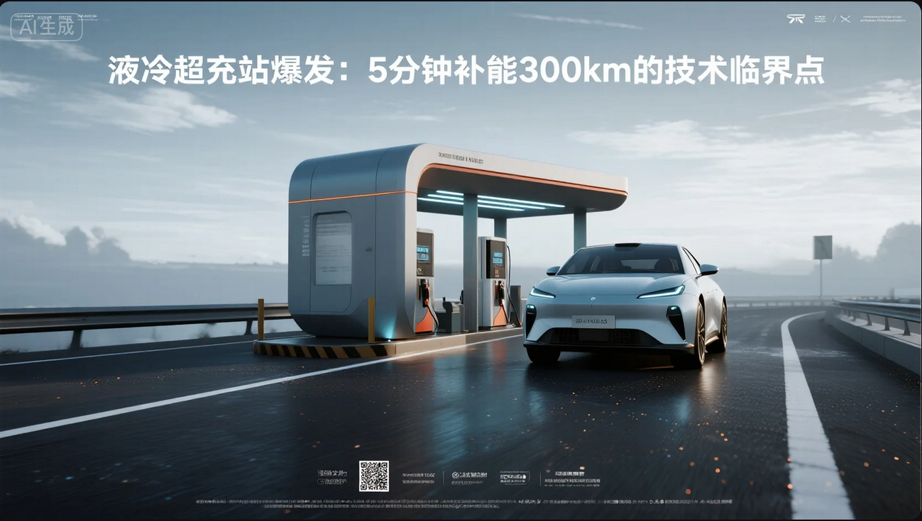 《液冷超充站爆发:5分钟补能300km的技术临界点》 《液冷超充站爆发:5分钟补能300km的技术临界点》