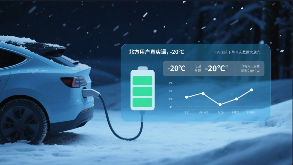 《北方用户真实吐槽：-20℃充电效率下降的真实数据大曝光》