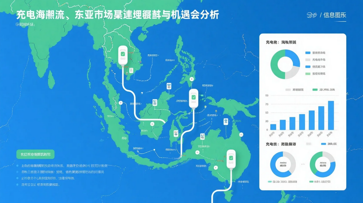 《充电桩出海热潮：东南亚市场基建缺口与机遇分析》