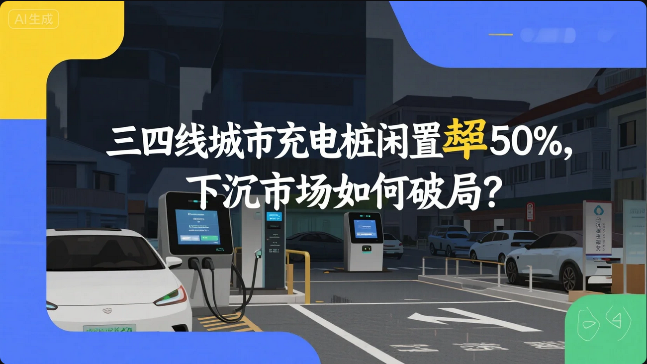 《三四线城市充电桩闲置率超50%,下沉市场如何破局?》 《三四线城市充电桩闲置率超50%,下沉市场如何破局?》