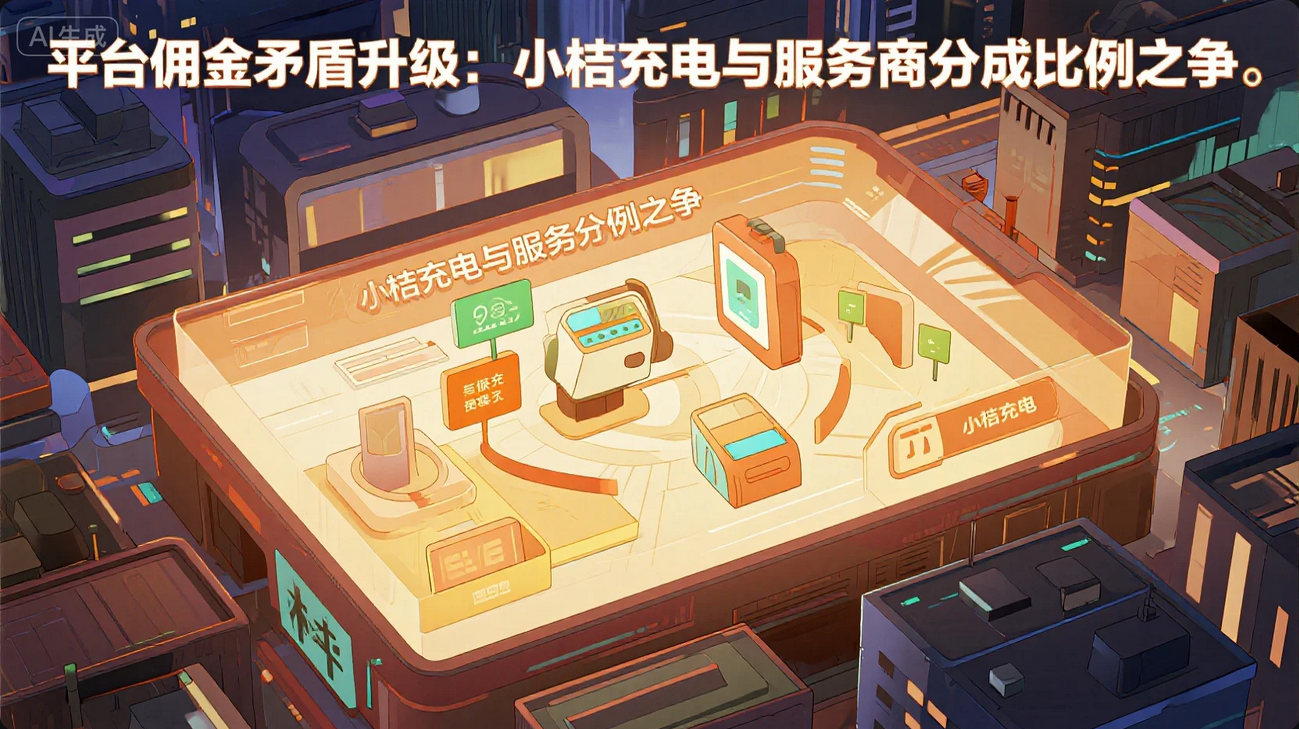 《平台佣金矛盾升级:小桔充电与服务商分成比例之争》 《平台佣金矛盾升级:小桔充电与服务商分成比例之争》
