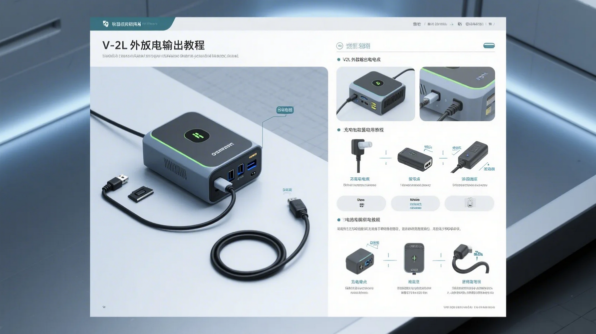 《充电桩反向输出教程:V2L外放电设备使用要点》 《充电桩反向输出教程:V2L外放电设备使用要点》
